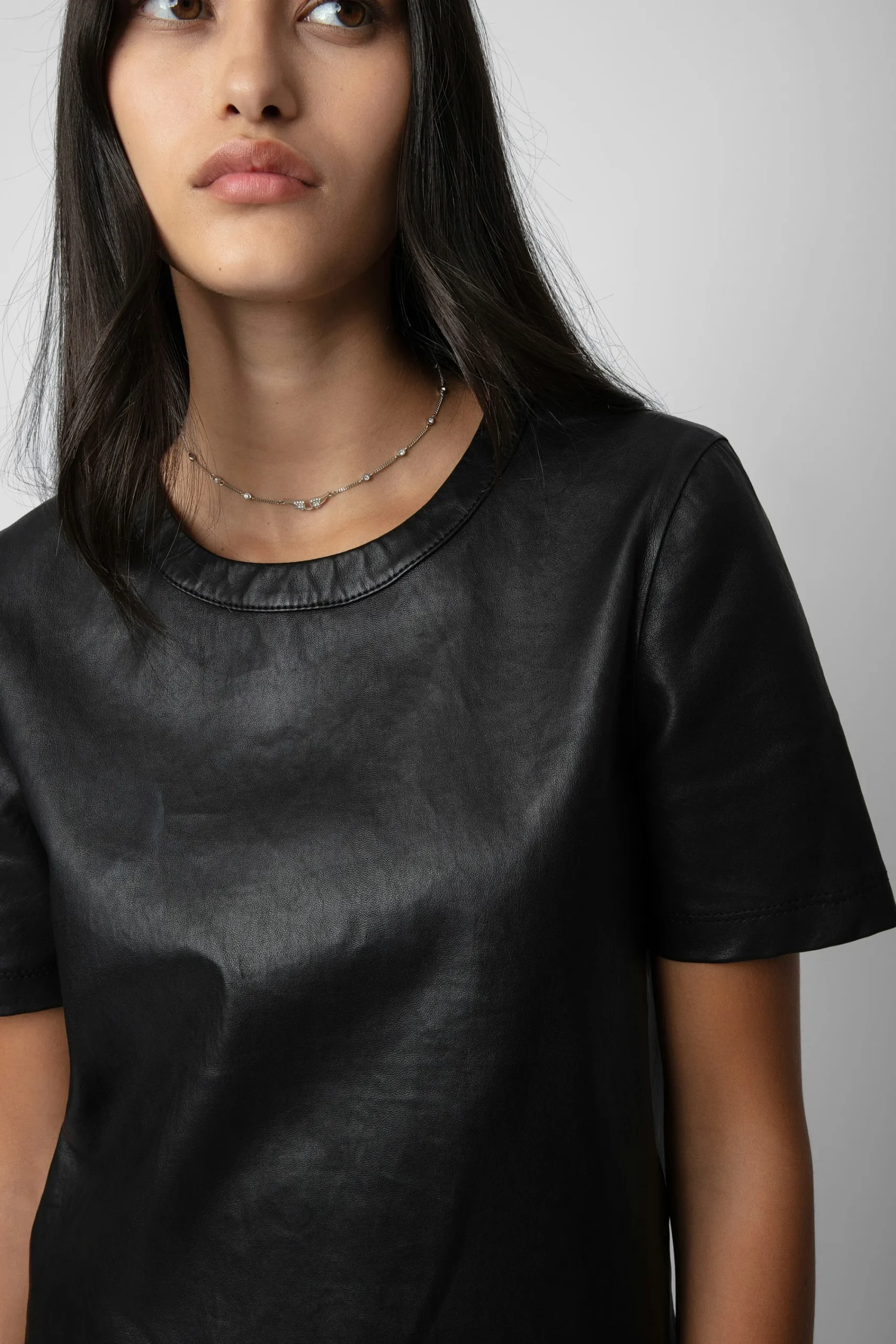 Zadig & Voltaire Chemises Et Hauts^Haut En Cuir Tas