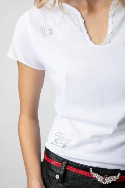 Zadig & Voltaire T-Shirts^Haut Henley A Strass