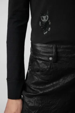 Zadig & Voltaire T-Shirts^Haut Henley A Strass