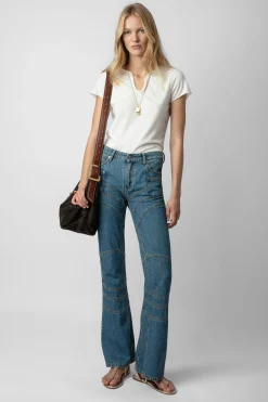 Zadig & Voltaire T-Shirts^Haut Henley Concert Crush