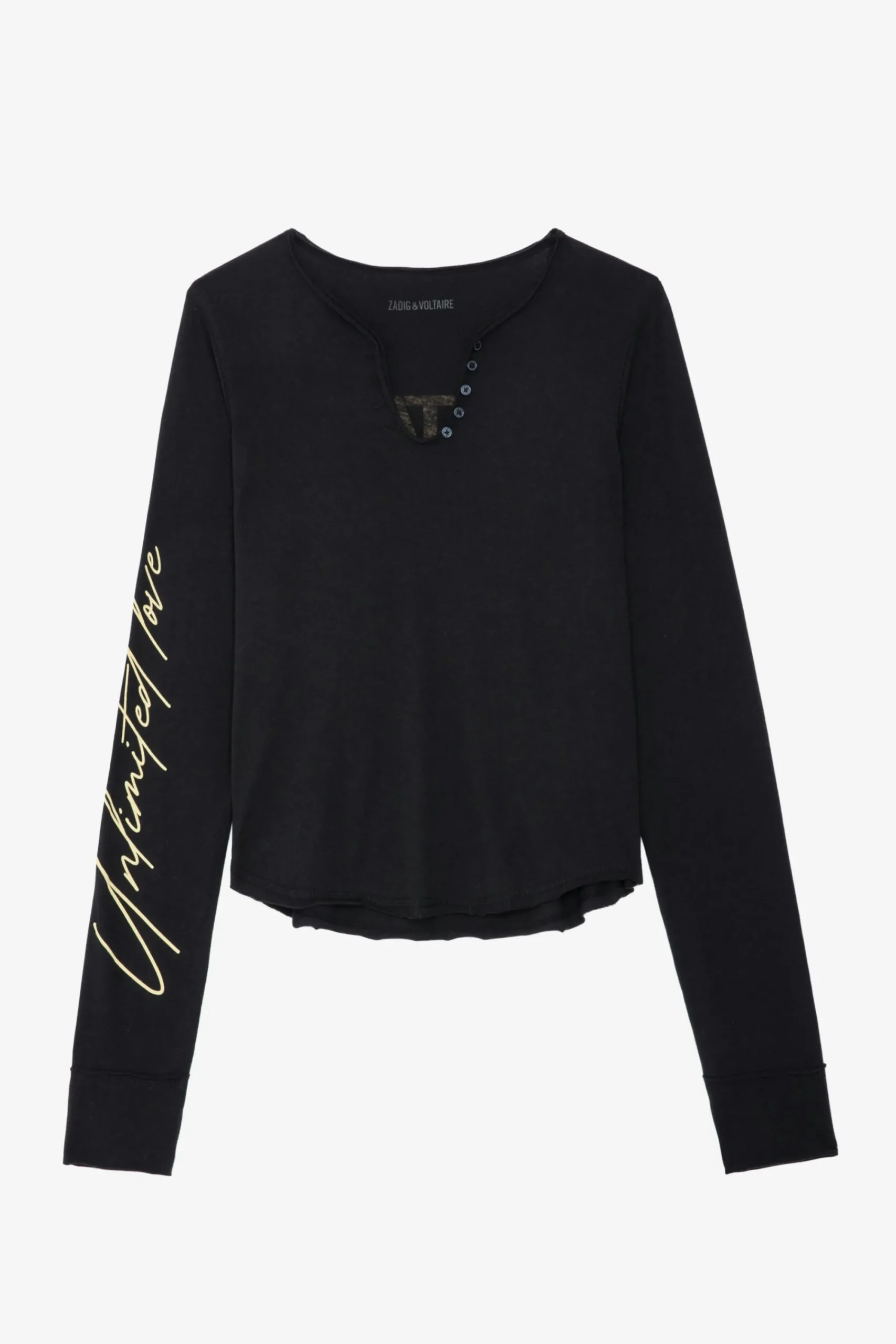 Zadig & Voltaire T-Shirts^Haut Henley Court Concert Crush