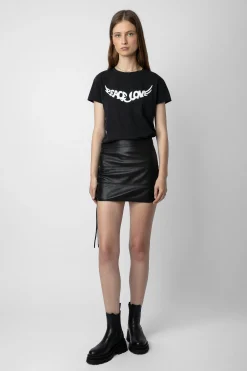 Zadig & Voltaire Robes Et Jupes^Jupe En Cuir Jylo