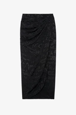 Zadig & Voltaire Robes Et Jupes^Jupe En Jacquard De Soie Jamelia