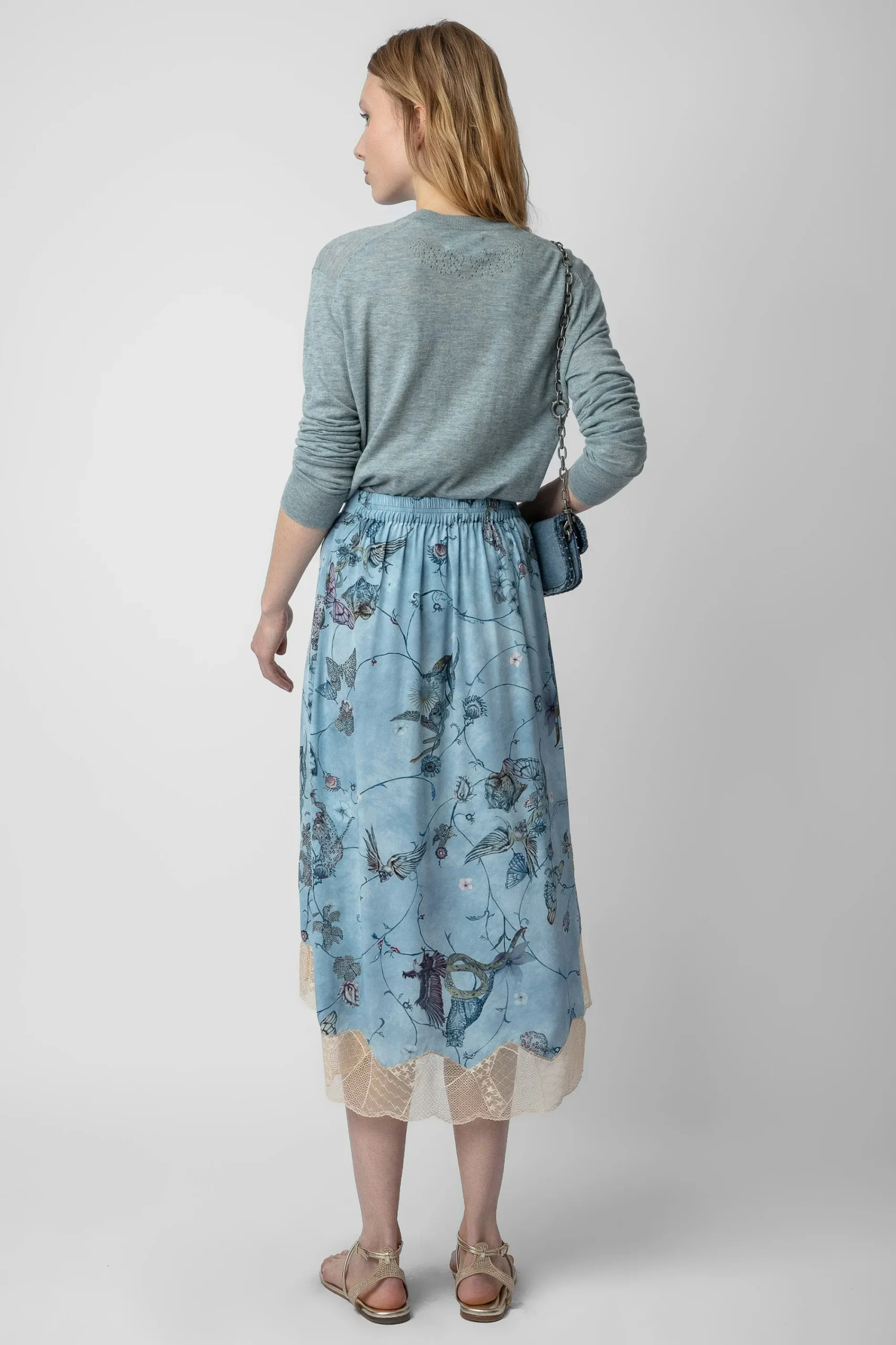 Zadig & Voltaire Robes Et Jupes^Jupe En Soie A Strass Joslin