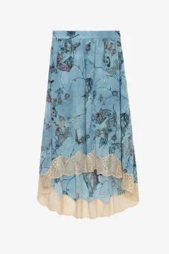 Zadig & Voltaire Robes Et Jupes^Jupe En Soie A Strass Joslin