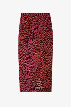 Zadig & Voltaire Robes Et Jupes^Jupe En Soie Leopard Jamelia