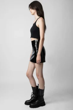 Zadig & Voltaire Robes Et Jupes^Jupe En Vinyle Jinette