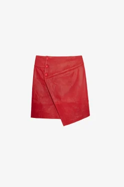 Zadig & Voltaire Robes Et Jupes^Jupe Motard En Cuir Junko