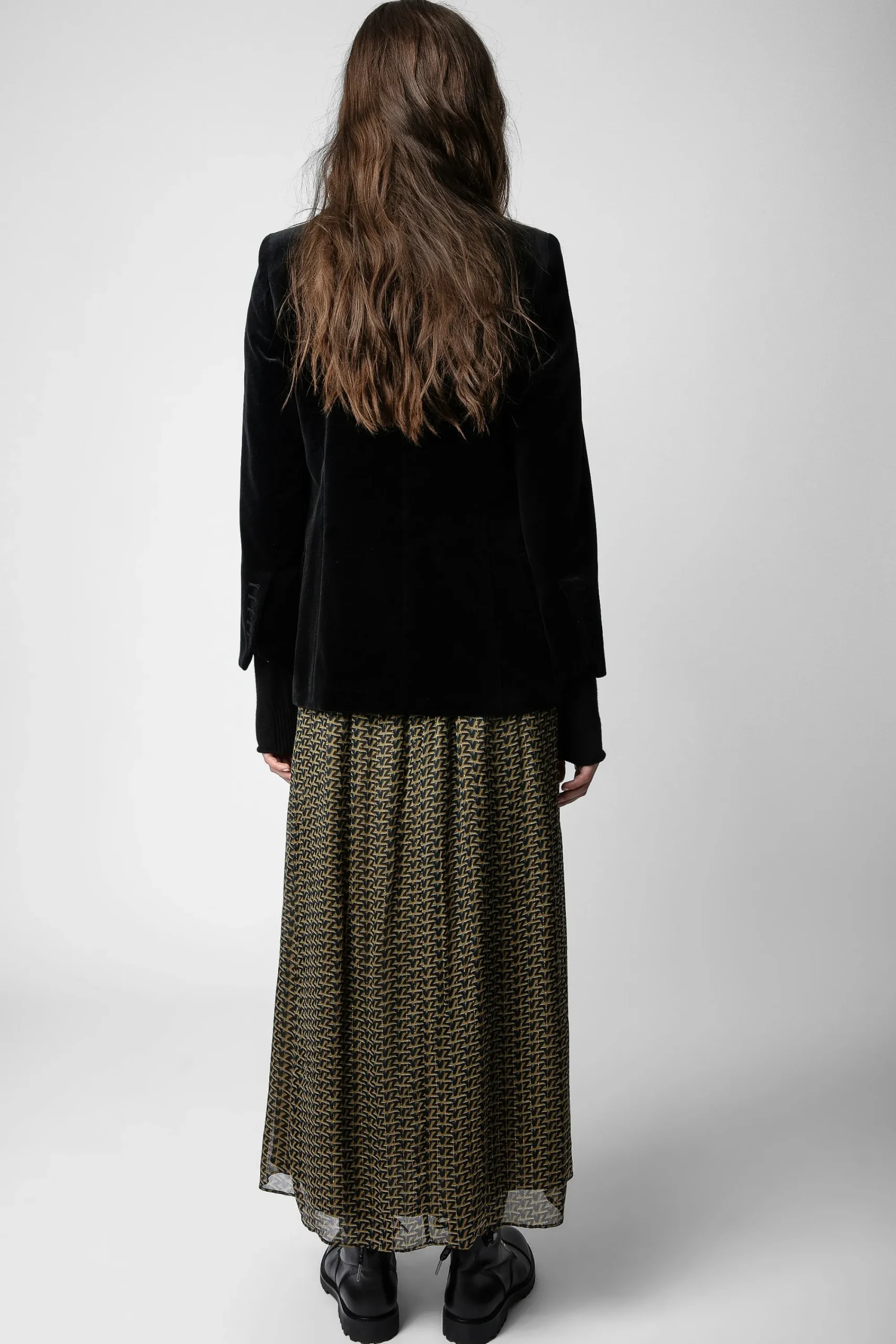 Zadig & Voltaire Robes Et Jupes^Jupe Zv En Mousseline De Soie Jade