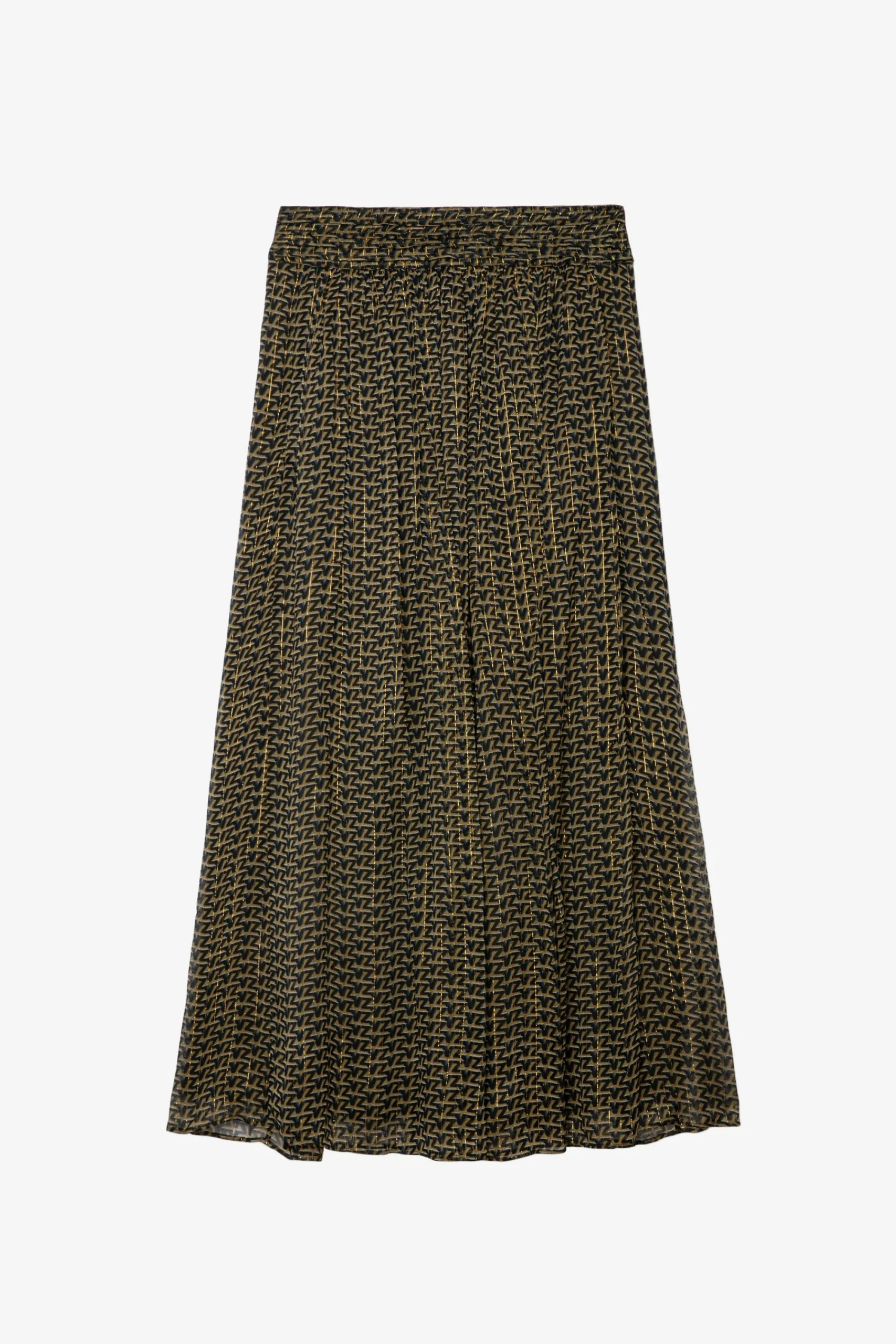 Zadig & Voltaire Robes Et Jupes^Jupe Zv En Mousseline De Soie Jade