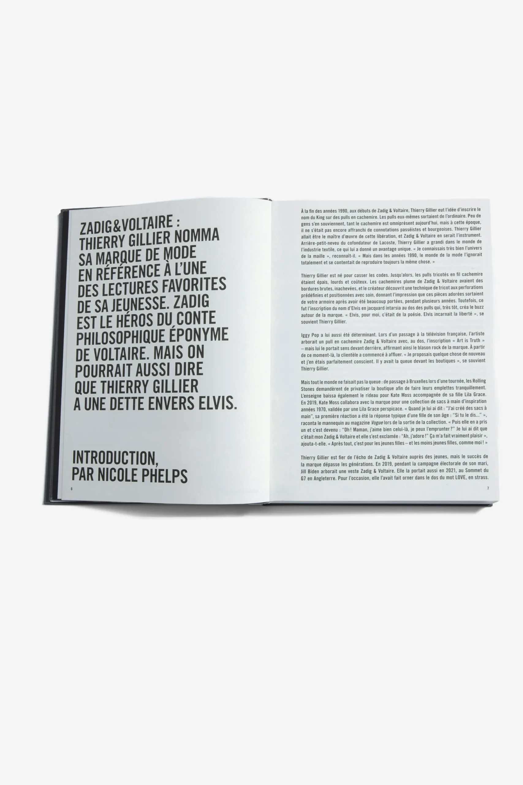 Zadig & Voltaire Vice-Voltaire^Livre "Zadig&Voltaire : Cree En 1997 A Paris" - Version Francaise