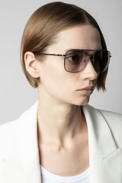 Zadig & Voltaire Des Lunettes De Soleil^Lunettes De Soleil Ailes D'Aviateur