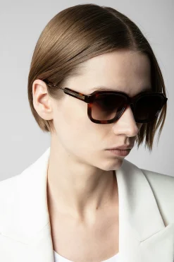 Zadig & Voltaire Des Lunettes De Soleil^Lunettes De Soleil Carrees Zv