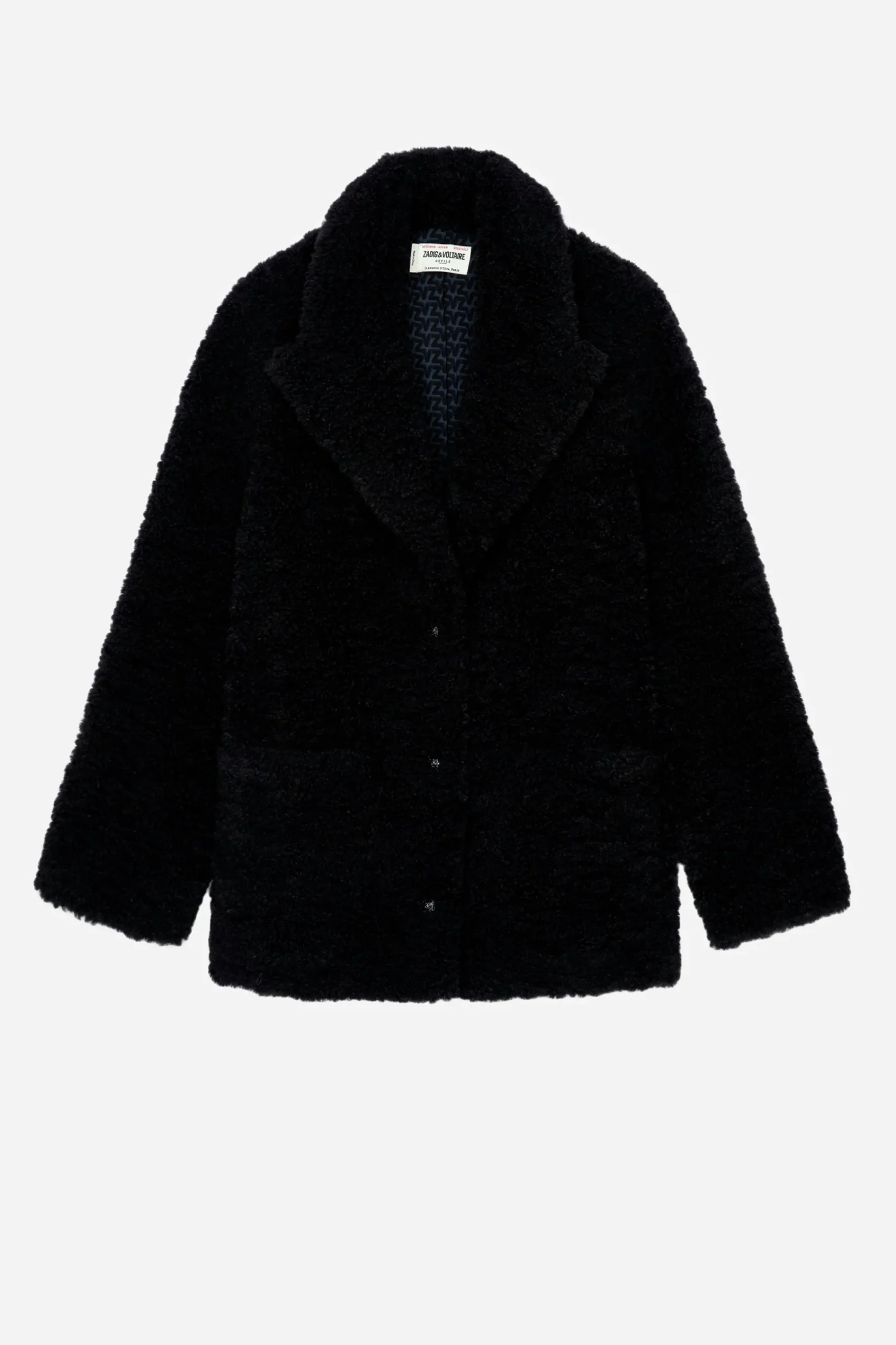 Zadig & Voltaire Manteaux Et Vestes^Manteau Doux Boucle Fleur