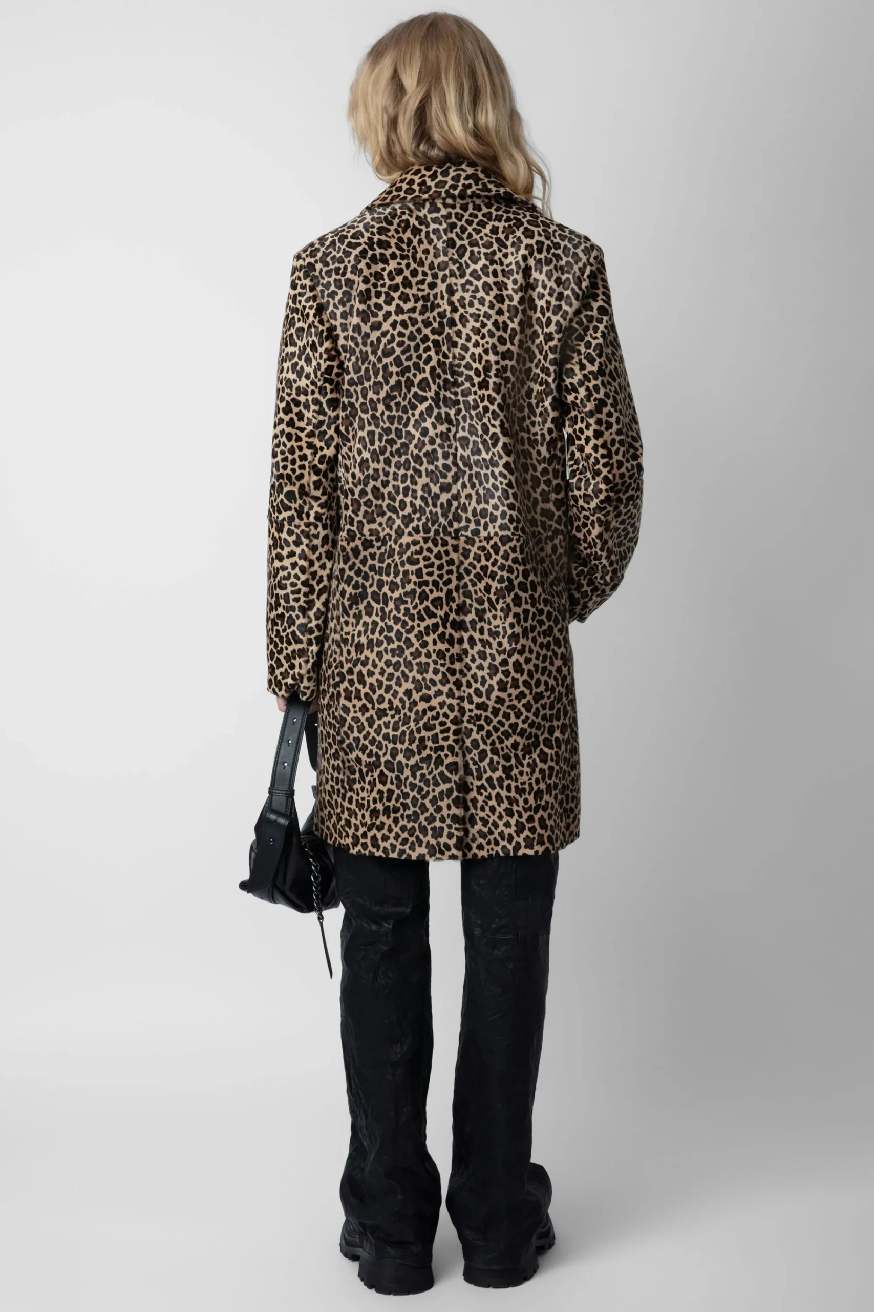 Zadig & Voltaire Manteaux Et Vestes^Manteau En Cuir A Imprime Leopard Monacoz