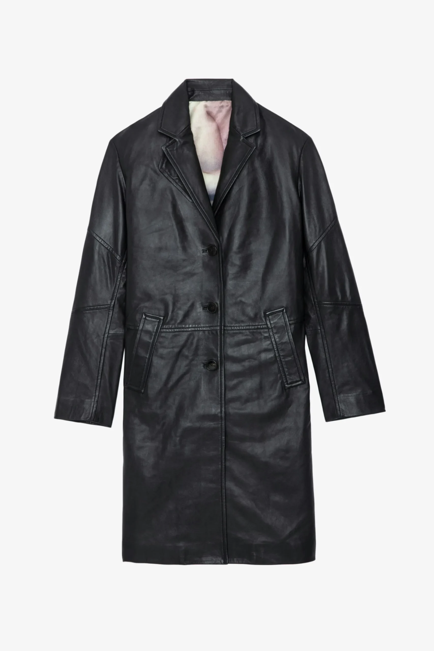 Zadig & Voltaire Unisexe^Manteau En Cuir Macari