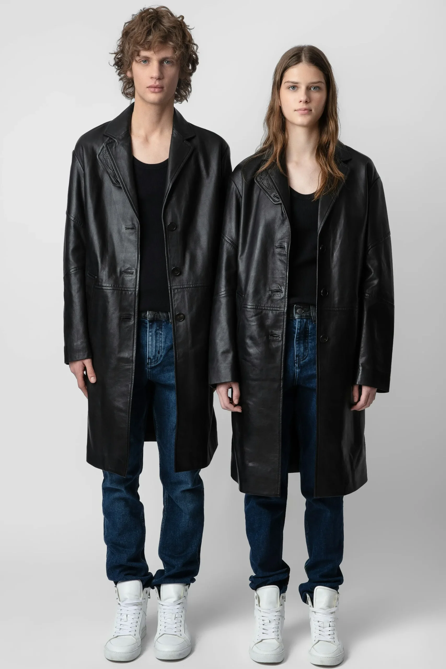 Zadig & Voltaire Unisexe^Manteau En Cuir Macari