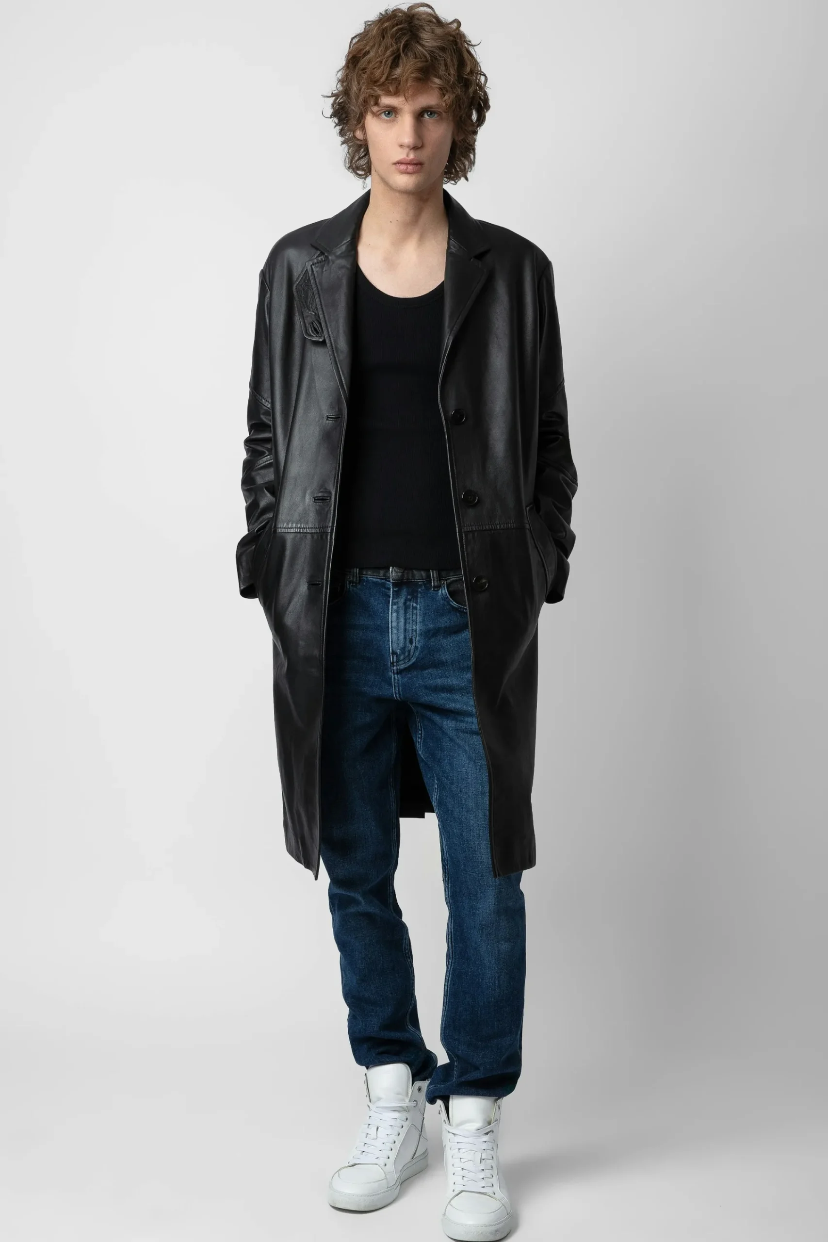 Zadig & Voltaire Unisexe^Manteau En Cuir Macari