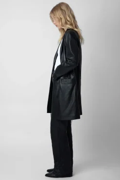 Zadig & Voltaire Manteaux Et Vestes^Manteau En Cuir Monarque