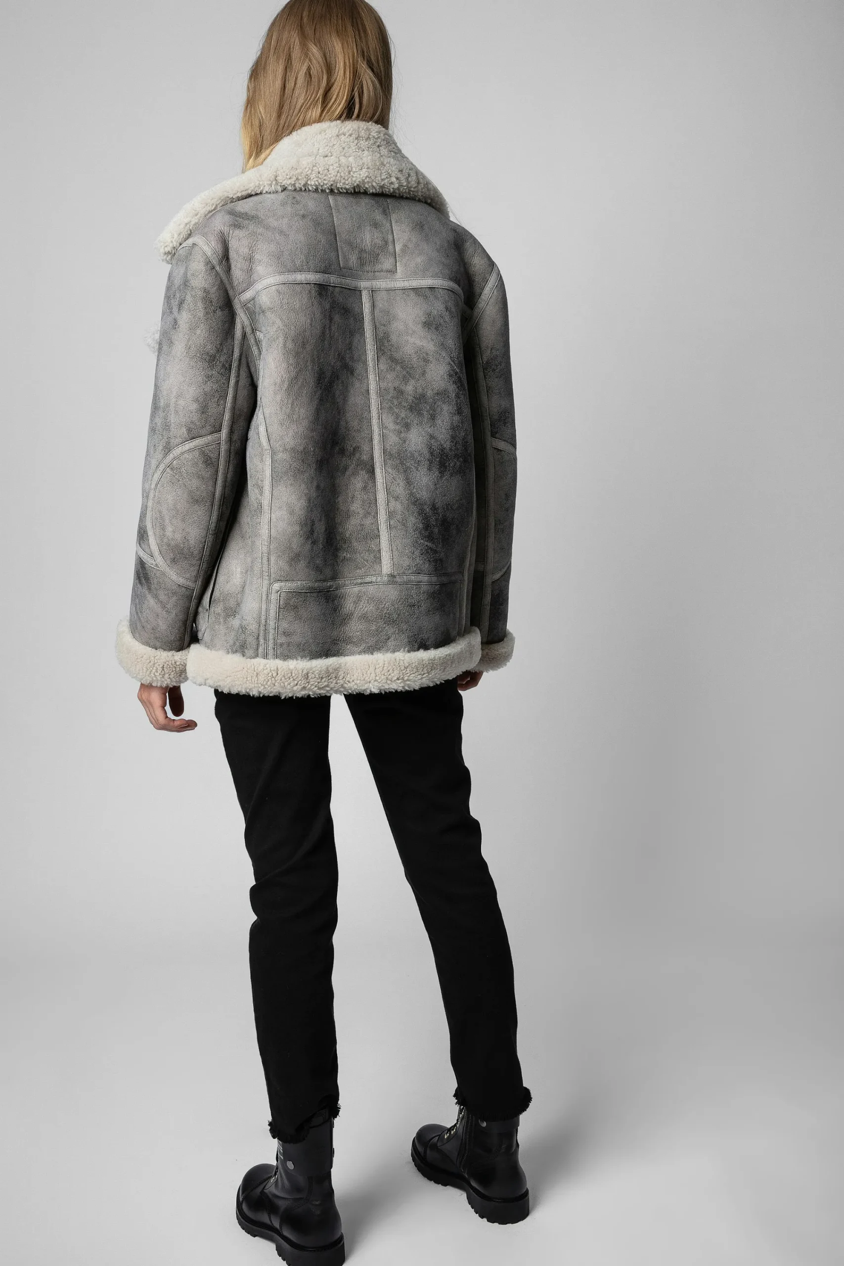 Zadig & Voltaire Manteaux Et Vestes^Manteau En Peau De Mouton Kain