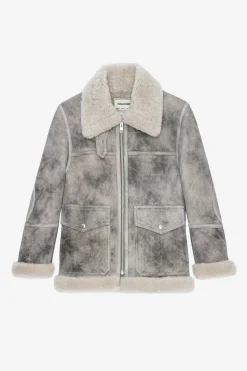 Zadig & Voltaire Manteaux Et Vestes^Manteau En Peau De Mouton Kain