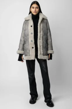 Zadig & Voltaire Manteaux Et Vestes^Manteau En Peau De Mouton Magdas