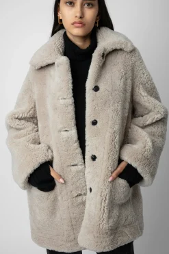 Zadig & Voltaire Manteaux Et Vestes^Manteau En Peau De Mouton Magdas