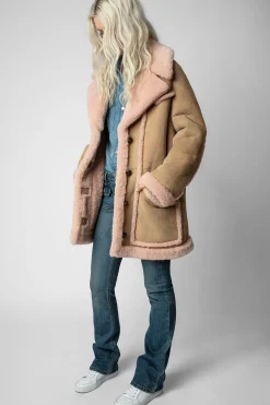 Zadig & Voltaire Manteaux Et Vestes^Manteau Laury En Peau De Mouton