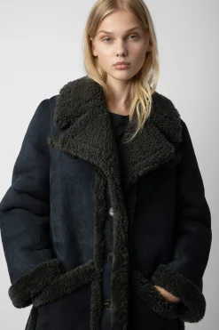 Zadig & Voltaire Manteaux Et Vestes^Manteau Laury En Peau De Mouton