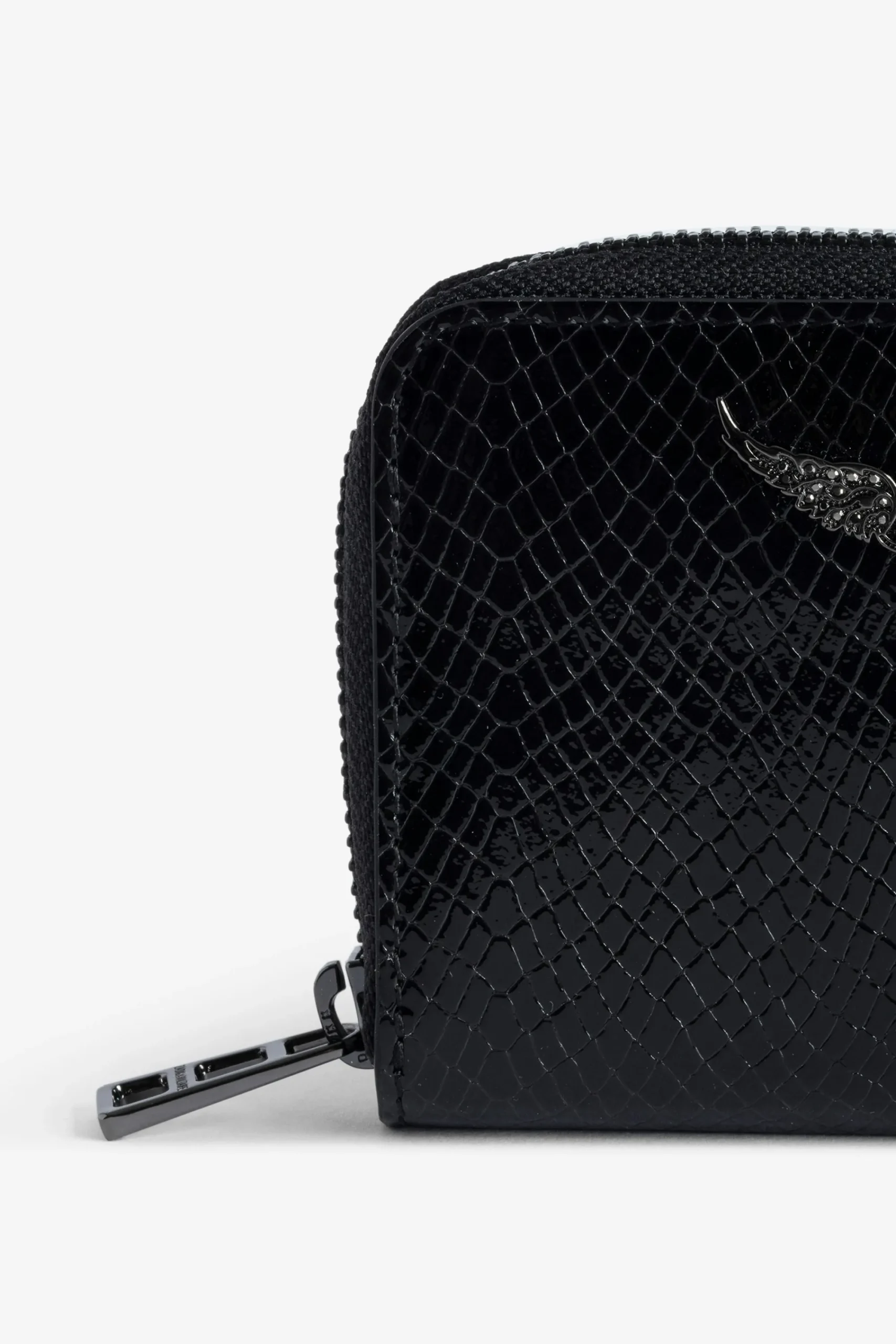 Zadig & Voltaire Portefeuilles Et Porte-Monnaie^Mini Porte-Monnaie Zv En Relief Sauvage Brillant