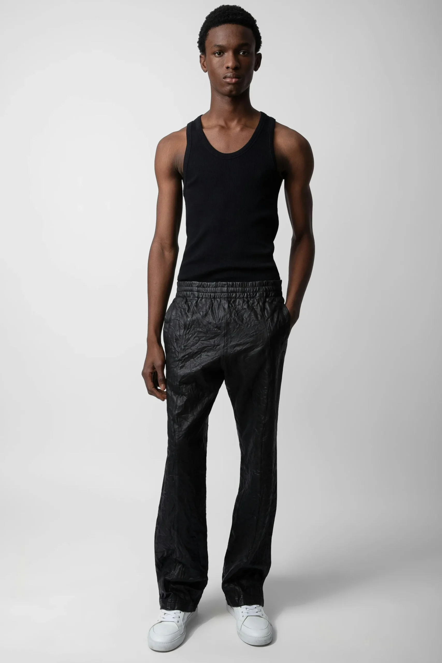 Zadig & Voltaire Pantalons Et Shorts^Pantalon En Cuir Froisse Pacha