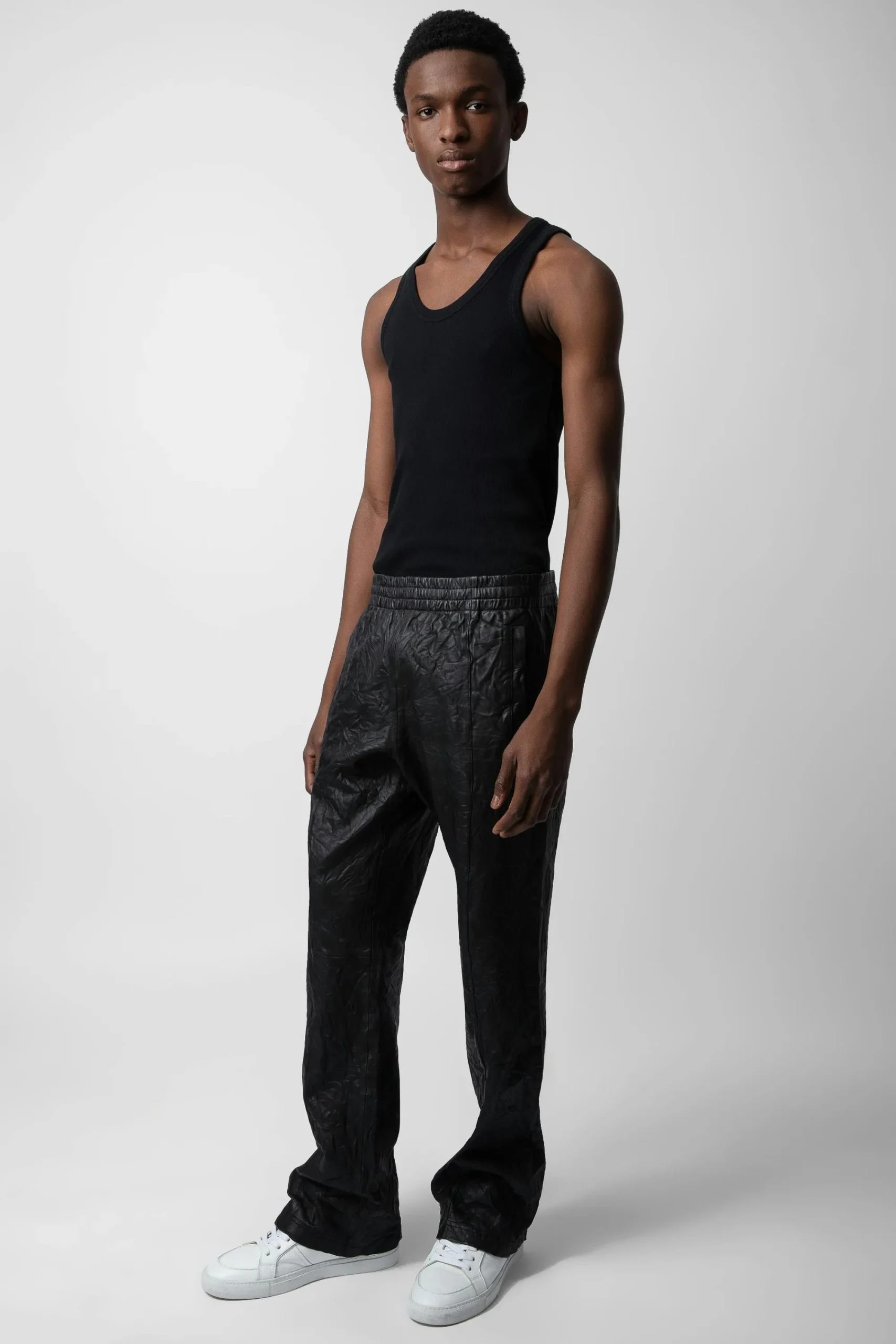 Zadig & Voltaire Pantalons Et Shorts^Pantalon En Cuir Froisse Pacha