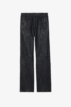 Zadig & Voltaire Pantalons Et Shorts^Pantalon En Cuir Froisse Pacha