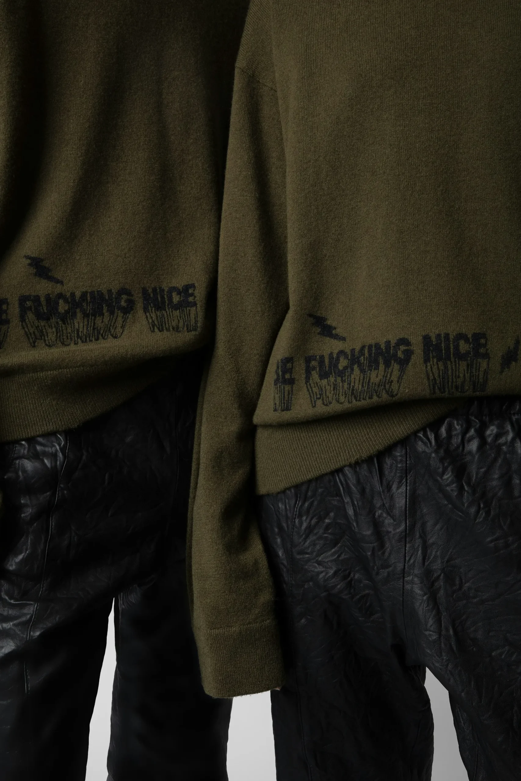 Zadig & Voltaire Pantalons Et Shorts^Pantalon En Cuir Froisse Pacha