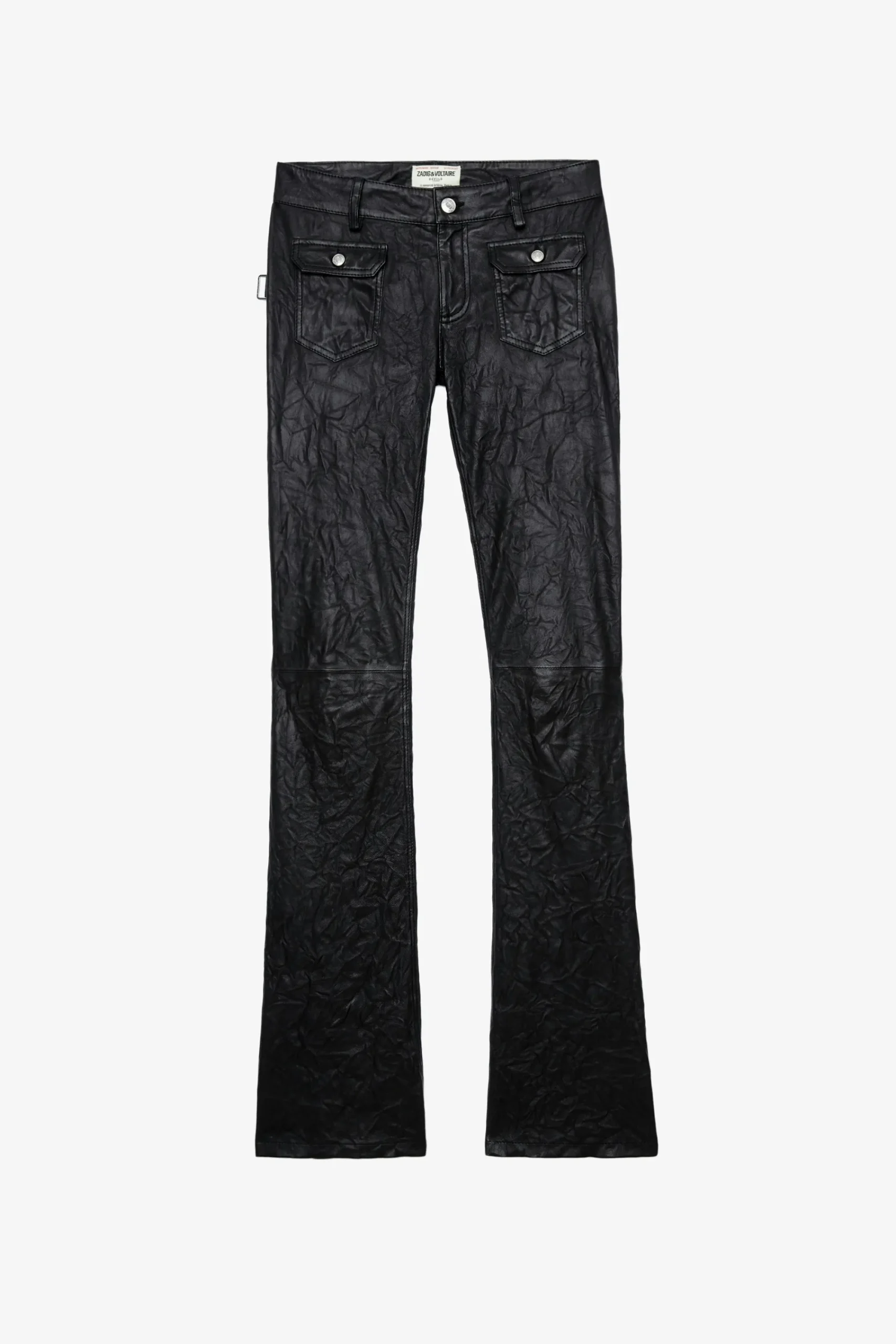 Zadig & Voltaire Pantalons Et Shorts^Pantalon En Cuir Froisse Hippie