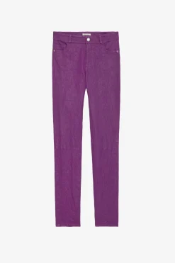 Zadig & Voltaire Costumes^Pantalon En Cuir Froisse Phlame