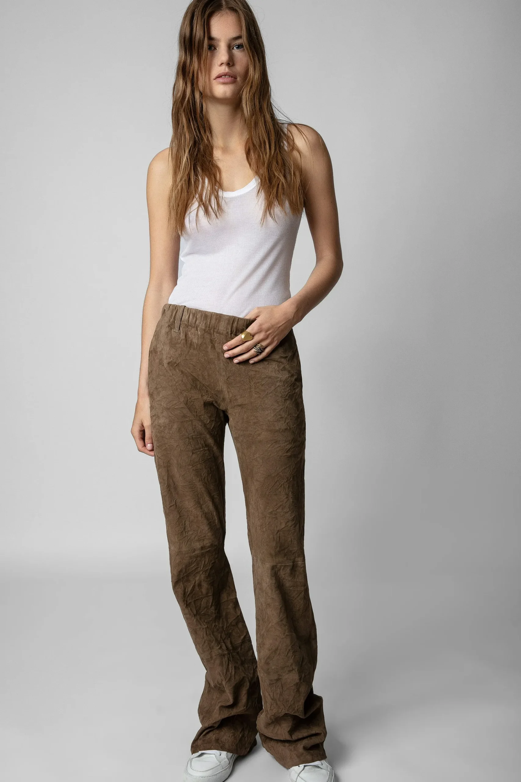 Zadig & Voltaire Pantalons Et Shorts^Pantalon En Daim Froisse Parfait