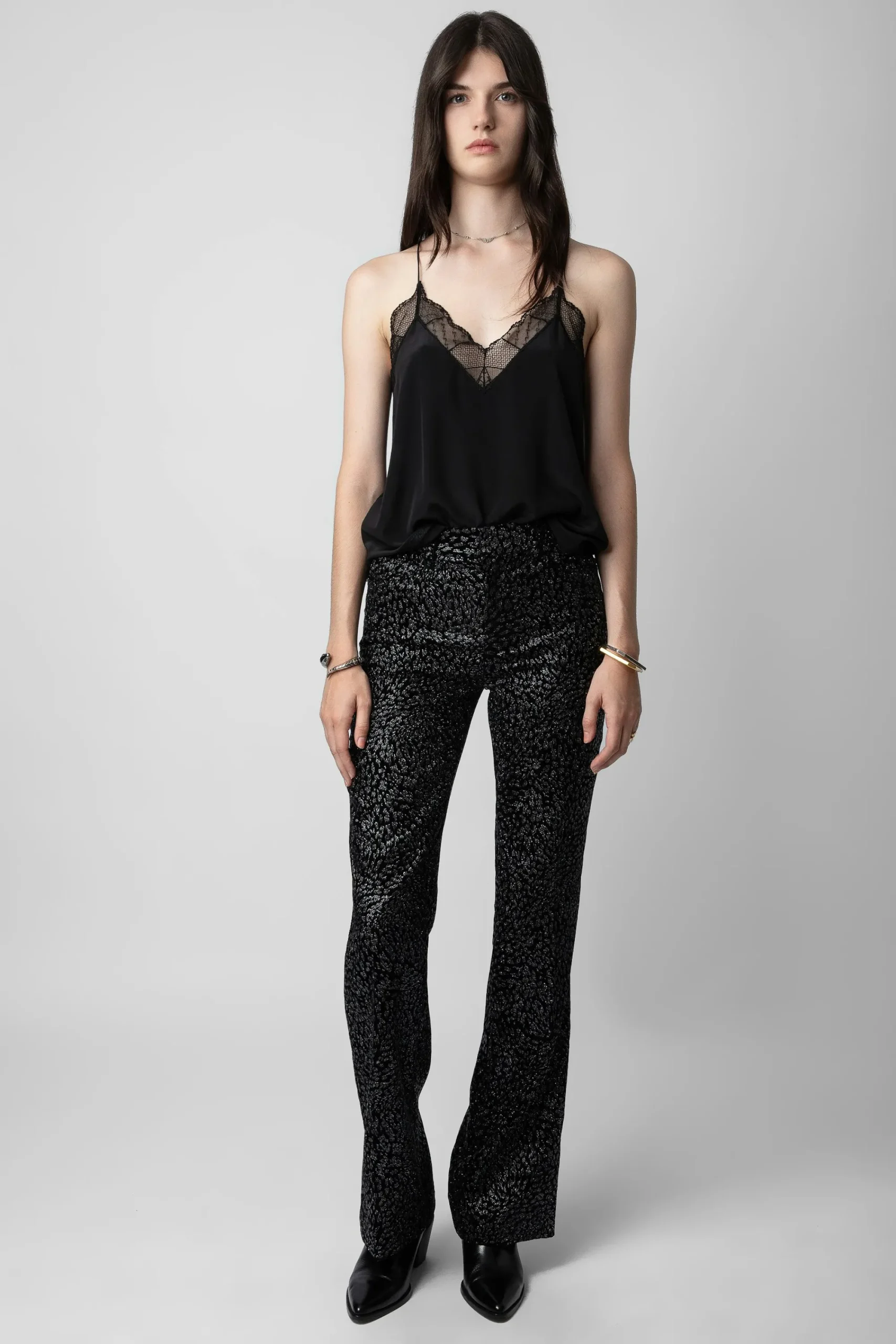Zadig & Voltaire Costumes^Pantalon En Velours Paillete Piston