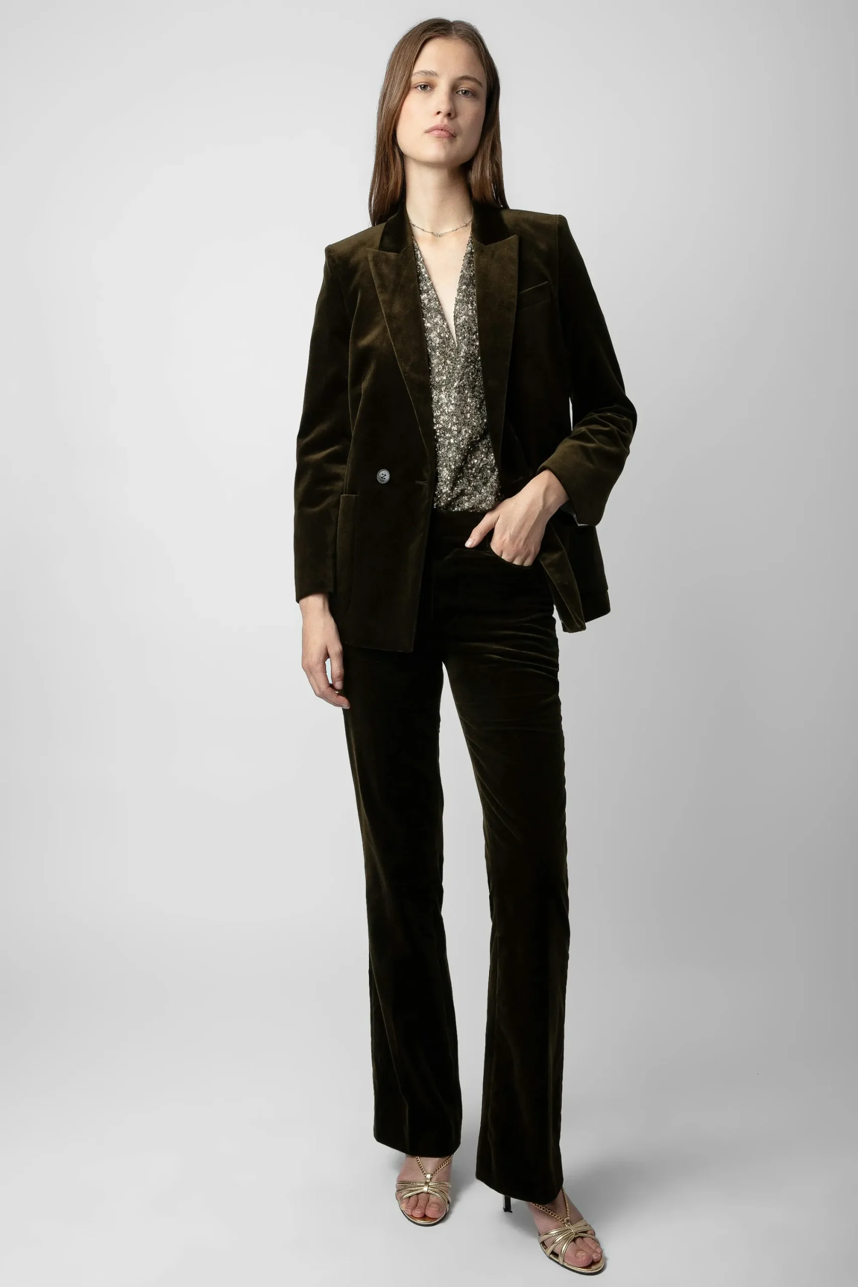 Zadig & Voltaire Costumes^Pantalon En Velours Pistolet