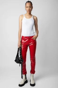 Zadig & Voltaire Pantalons Et Shorts^Pantalon En Vinyle Peko