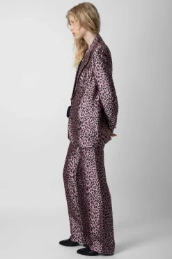 Zadig & Voltaire Costumes^Pantalon Jacquard Leopard Pomy