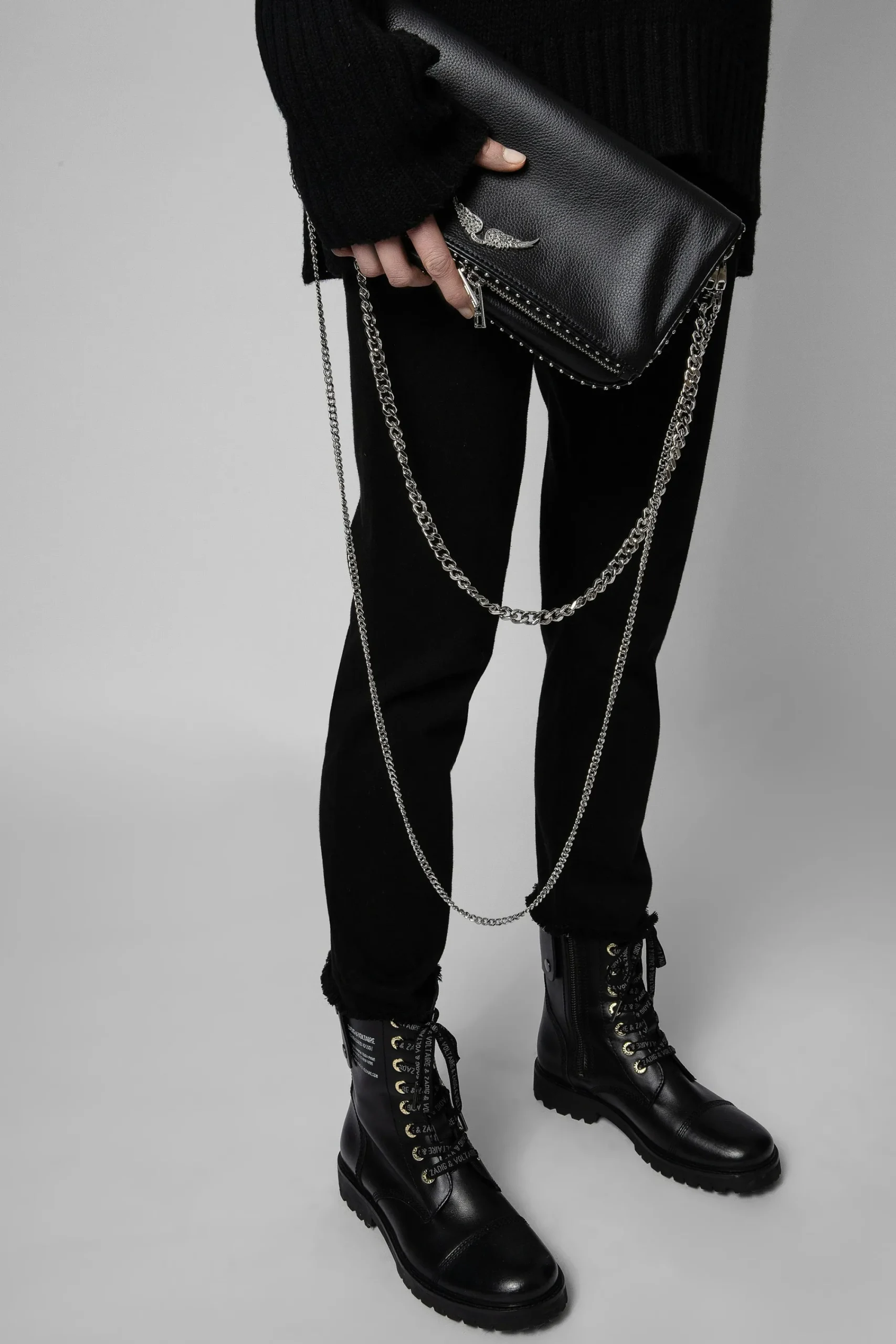 Zadig & Voltaire Sacs A Bandoulière^Pochette A Clous Rock