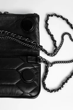 Zadig & Voltaire Mini-Sacs^Pochette En Cuir Matelasse Rock Nano