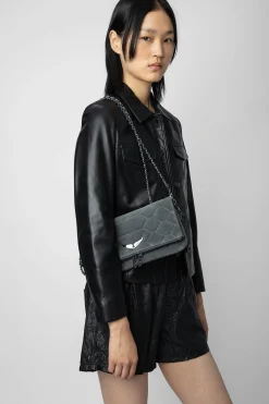 Zadig & Voltaire Sacs A Bandoulière^Pochette En Daim Matelasse Rock