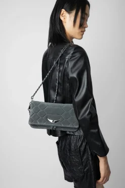 Zadig & Voltaire Sacs A Bandoulière^Pochette En Daim Matelasse Rock