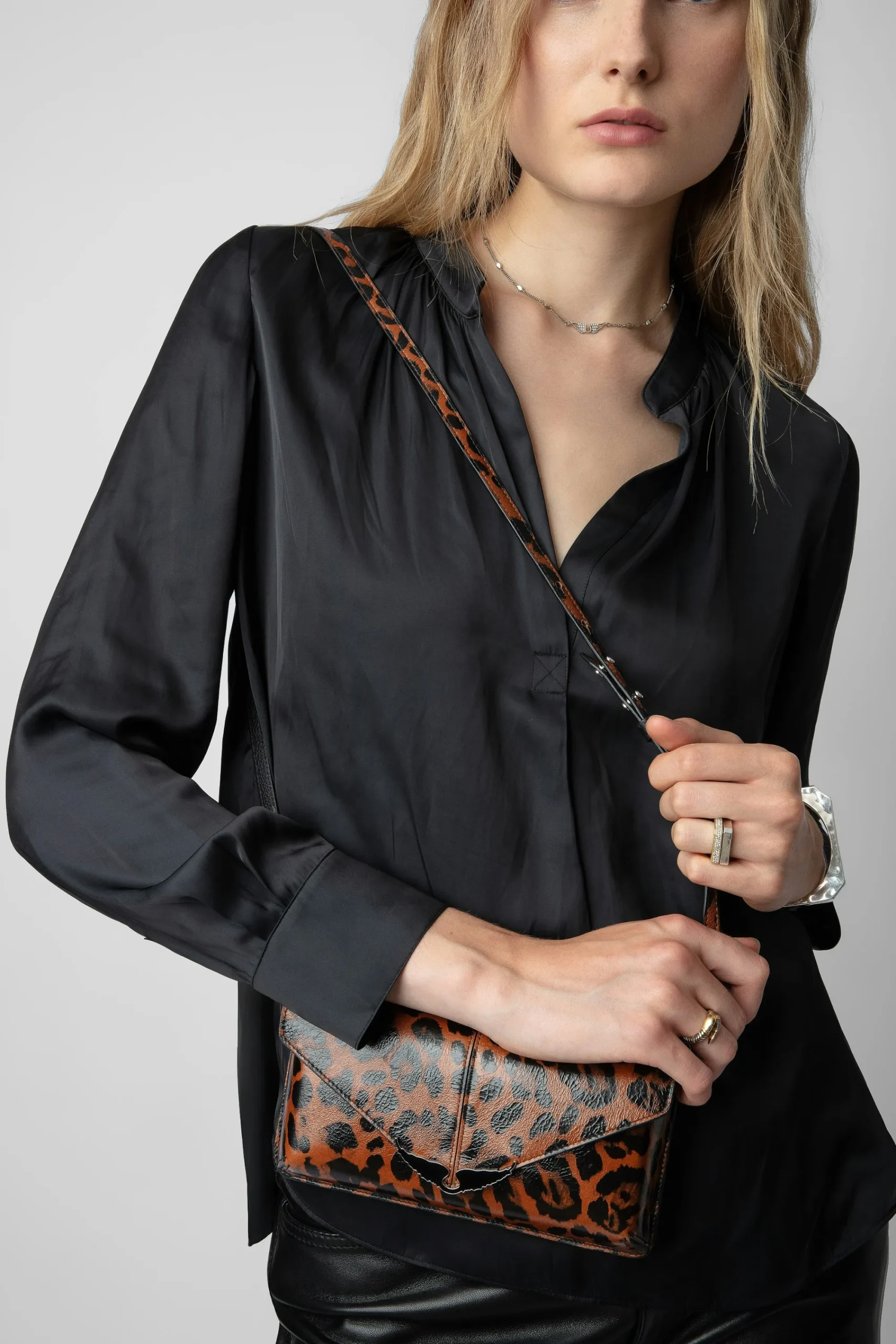 Zadig & Voltaire Sacs A Bandoulière^Pochette Leopard Borderline