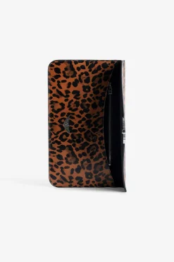 Zadig & Voltaire Portefeuilles Et Porte-Monnaie^Pochette Leopard Borderline
