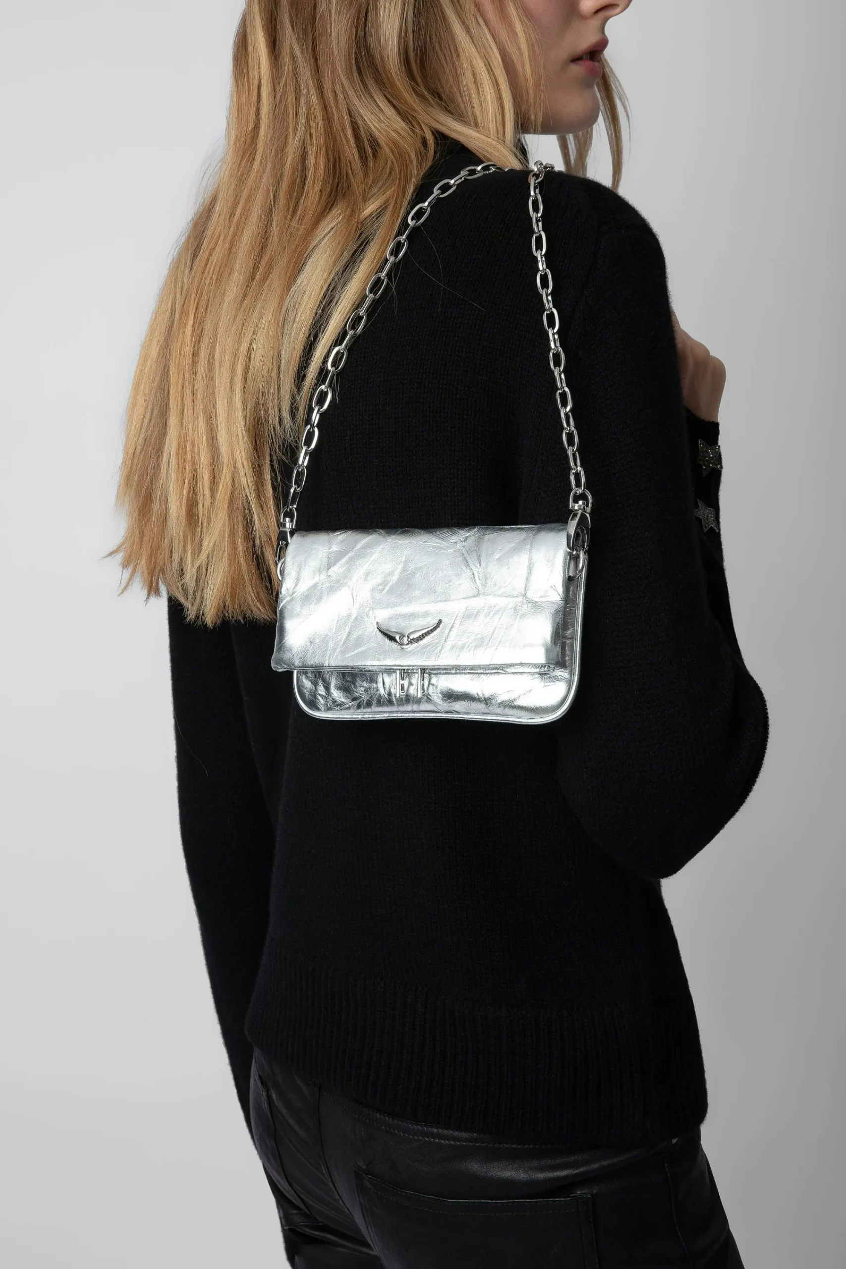 Zadig & Voltaire Mini-Sacs^Pochette Metallique Rock Nano Eternal