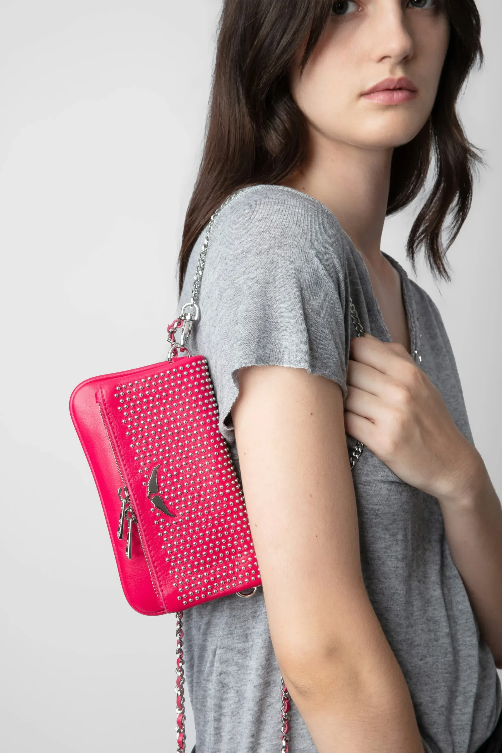 Zadig & Voltaire Mini-Sacs^Pochette Suisse A Pois Rock Nano