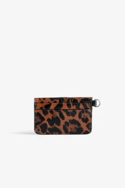 Zadig & Voltaire Portefeuilles Et Porte-Monnaie^Porte-Carte Leopard Borderline Pass